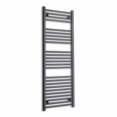 Towel Rail Only 450mm Wide 1400mm High Flat Black Heated Towel Rail Radiator