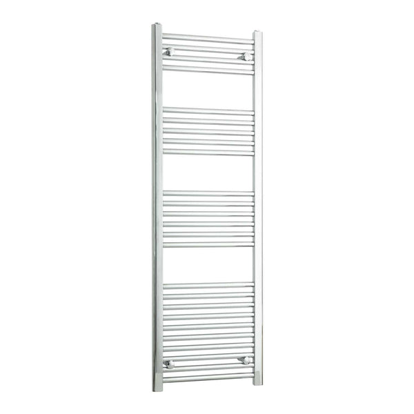 Towel Rail Only 450mm Wide 1400mm High Flat Chrome Heated Towel Rail
