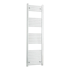 Towel Rail Only 450mm Wide 1600mm High Flat Chrome Heated Towel Rail