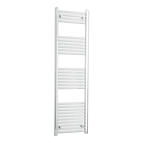 Towel Rail Only 450mm Wide 1600mm High Flat Chrome Heated Towel Rail