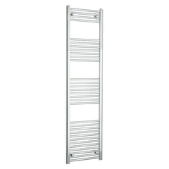 Towel Rail Only 450mm Wide 1800mm High Flat Chrome Heated Towel Radiator