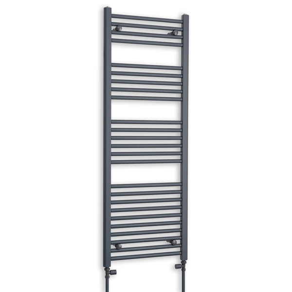 500 x 1400 Flat Anthracite Sand Grey Heated Towel Rail