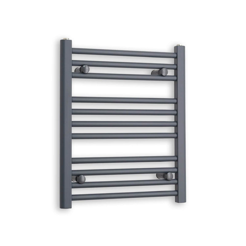 Towel Rail Only 500 x 600 Flat Anthracite Sand Grey Heated Towel Rail HTR