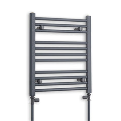 500 x 600 Flat Anthracite Sand Grey Heated Towel Rail HTR