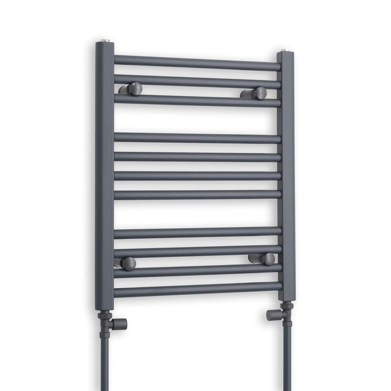 500 x 600 Flat Anthracite Sand Grey Heated Towel Rail HTR