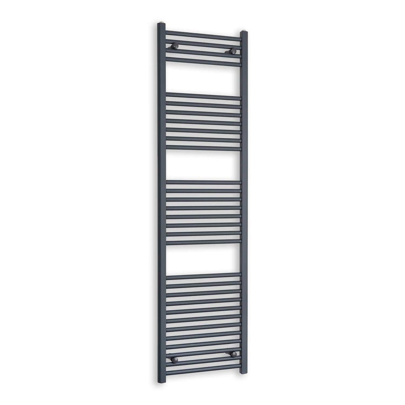 Towel Rail Only 500mm Wide 1800mm High Flat Anthracite Heated Towel Radiator