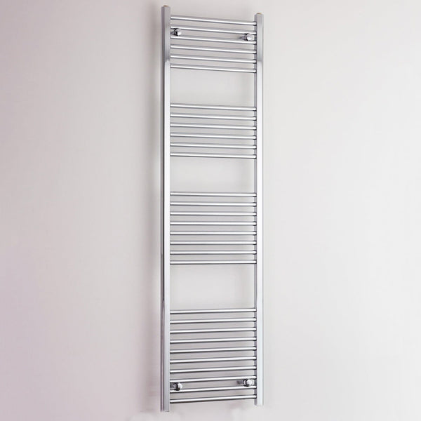 Towel Rail Only 500mm Wide 1800mm High Flat Chrome Heated Towel Rail HTR