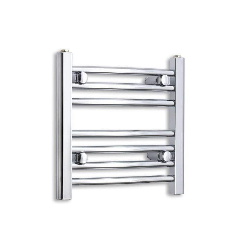 Towel Rail Only 500mm Wide 400mm High Flat Chrome Heated Towel Rail