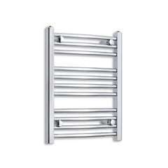 Towel Rail Only 500mm Wide 600mm High Flat Chrome Heated Towel Rail