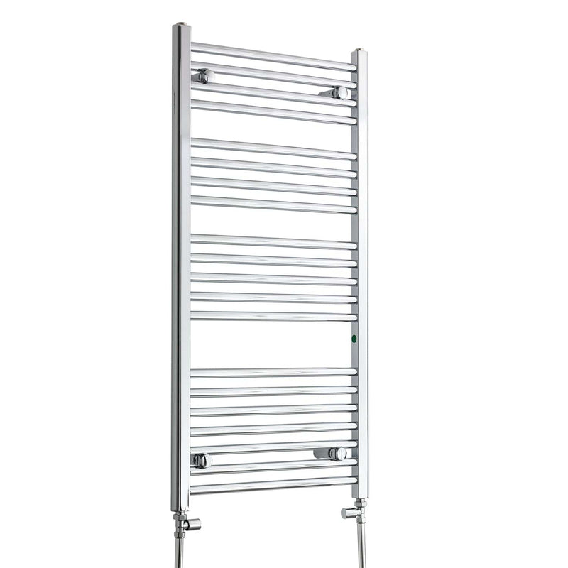 550 x 1100 Straight Chrome Heated Towel Rail Central Heating