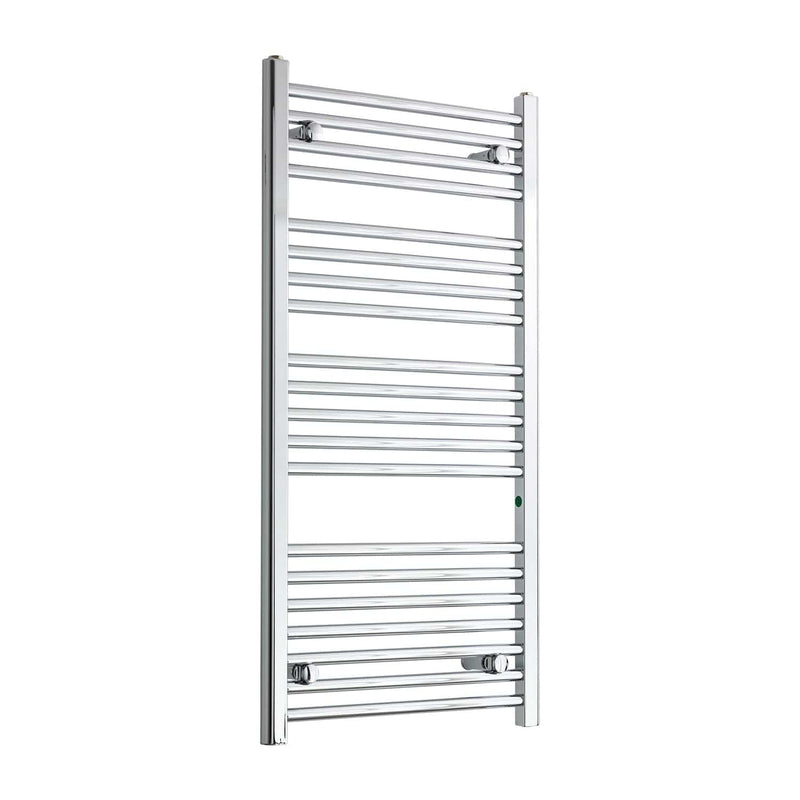 Towel Rail Only 550 x 1100 Straight Chrome Heated Towel Rail Central Heating