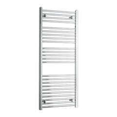 Towel Rail Only 550 x 1300 Straight Chrome Heated Towel Rail Central Heating