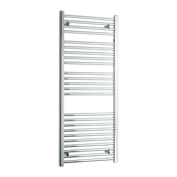 Towel Rail Only 550 x 1300 Straight Chrome Heated Towel Rail Central Heating