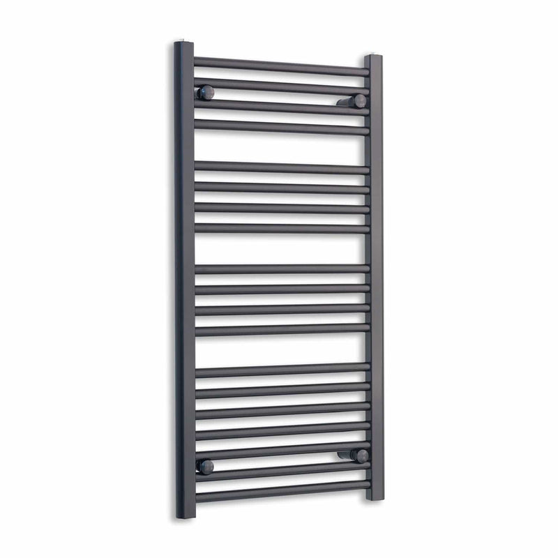 Towel Rail Only 550mm Wide 1000mm High Flat Black Heated Towel Rail HTR