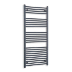 Towel Rail Only 600 x 1400 Flat Anthracite Sand Grey Heated Towel Rail