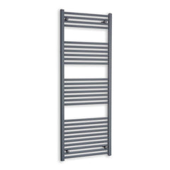 Towel Rail Only 600 x 1600 Flat Anthracite Sand Grey Heated Towel Rail