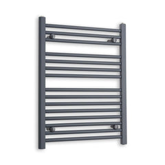 Towel Rail Only 600 x 800 Flat Anthracite Sand Grey Heated Towel Rail HTR