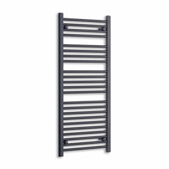 Towel Rail Only 600mm Wide 1200mm High Flat Black Heated Towel Rail Radiator