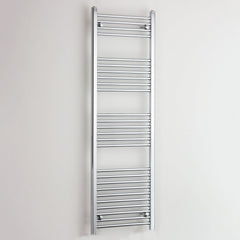 Towel Rail Only 600mm Wide 1600mm High Flat Chrome Heated Towel Rail HTR