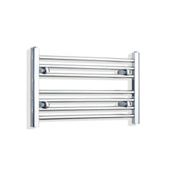 Towel Rail Only 600mm Wide 400mm High Flat Chrome Heated Towel Rail Radiator