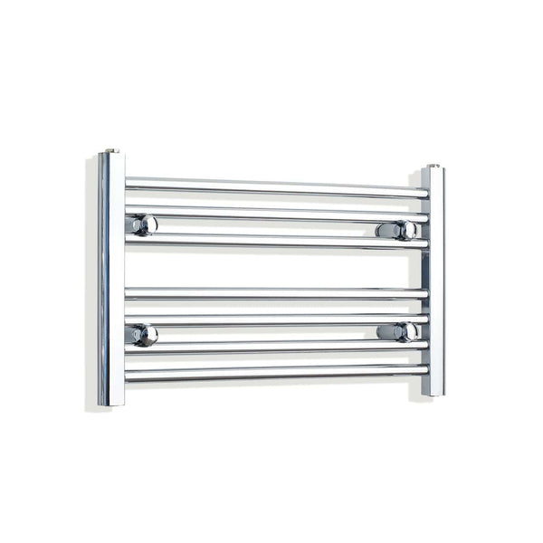 Towel Rail Only 600mm Wide 400mm High Flat Chrome Heated Towel Rail Radiator