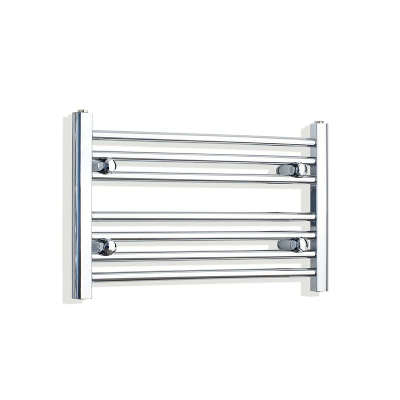 Towel Rail Only 600mm Wide 400mm High Flat Chrome Heated Towel Rail Radiator