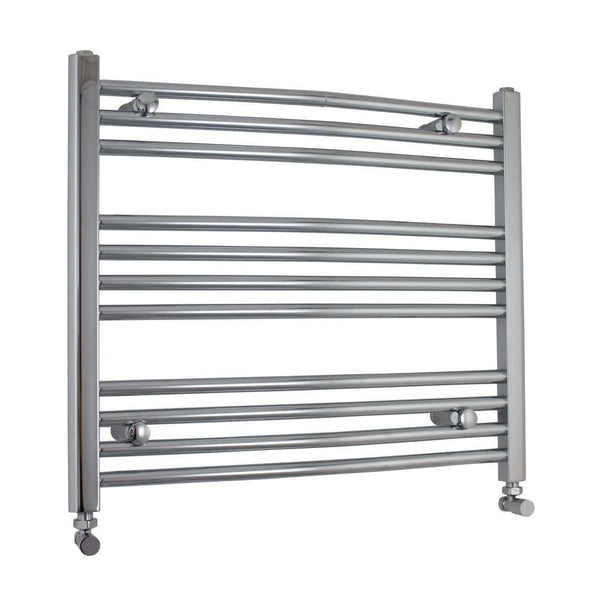 Towel Rail Only 600mm Wide 600mm High Curved Chrome Heated Towel Rail HTR