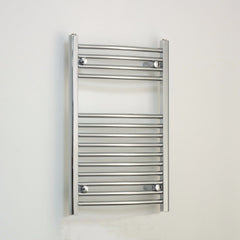 Towel Rail Only 600mm Wide 800mm High Flat Chrome Heated Towel Rail HTR