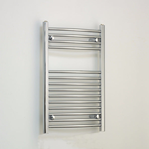 Towel Rail Only 600mm Wide 800mm High Flat Chrome Heated Towel Rail HTR