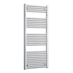 Towel Rail Only 650mm Wide 1600mm High Flat Chrome Heated Towel Rail
