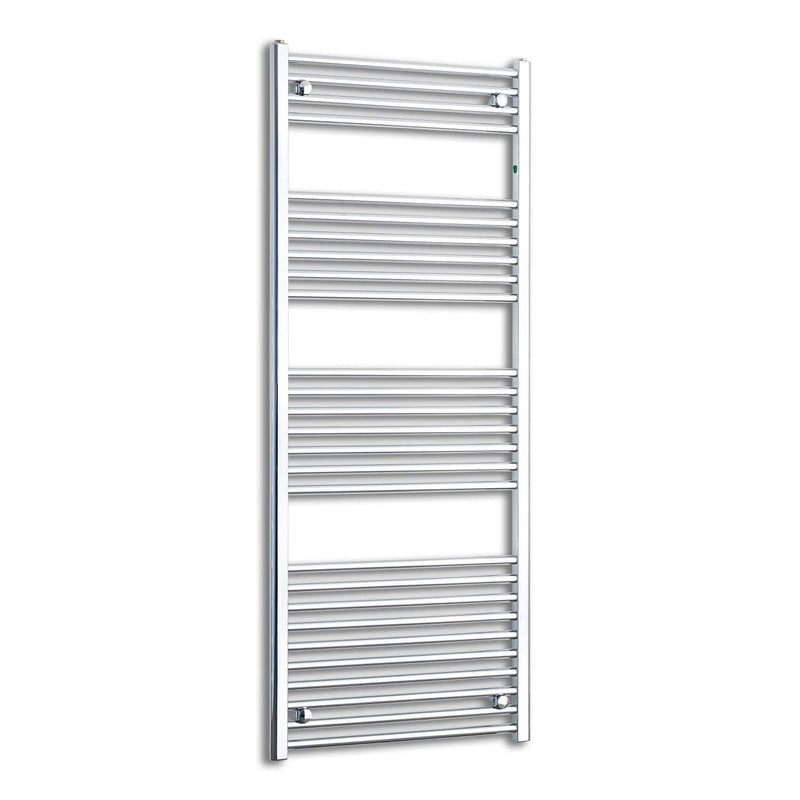 Towel Rail Only 650mm Wide 1600mm High Flat Chrome Heated Towel Rail