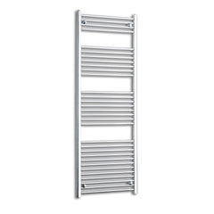 Towel Rail Only 650mm Wide 1800mm High Flat Chrome Heated Towel Radiator