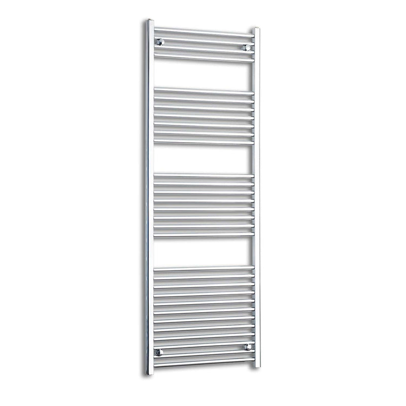 Towel Rail Only 650mm Wide 1800mm High Flat Chrome Heated Towel Radiator
