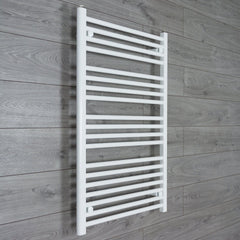 Towel Rail Only 700 W x 1000 H Flat White Heated Towel Rail Radiator HTR