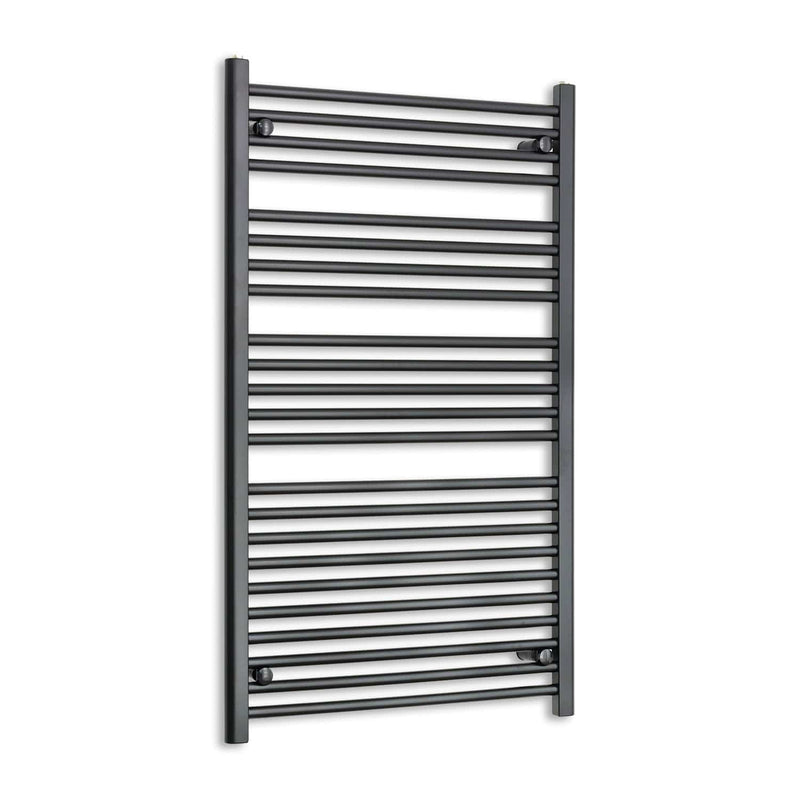 Towel Rail Only 700 x 1200 Flat Black Heated Towel Rail Radiator HTR
