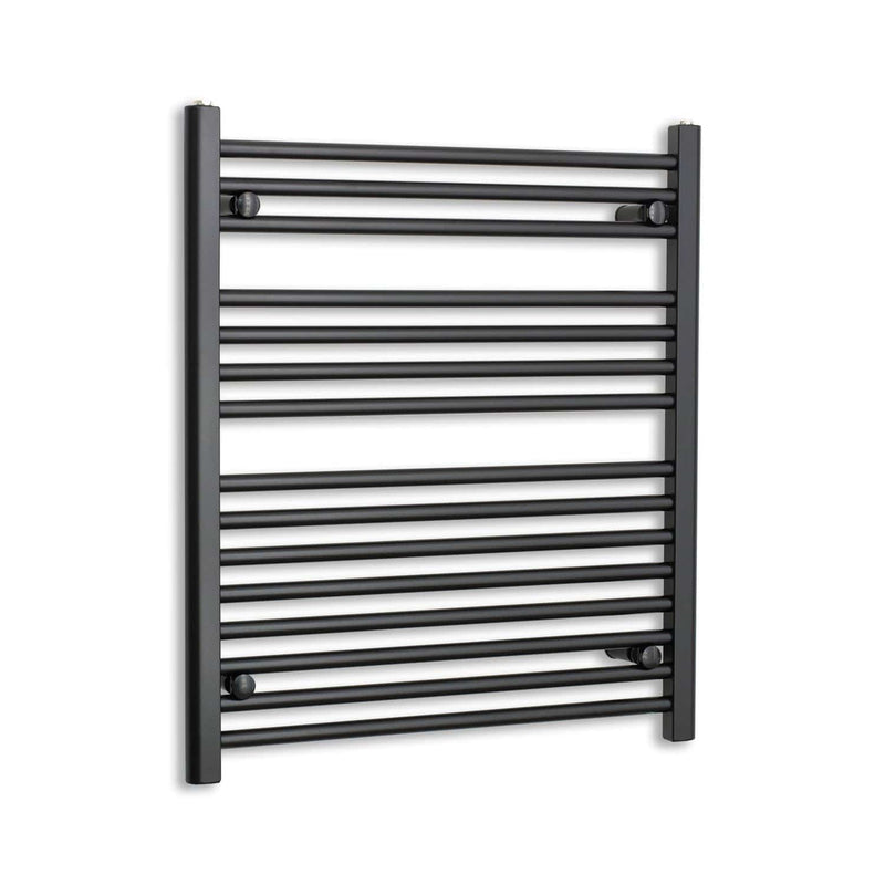 Towel Rail Only 700 x 800 Flat Black Heated Towel Rail Radiator HTR