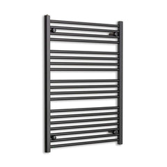Towel Rail Only 700mm Wide 1000mm High Flat Black Heated Towel Rail Radiator