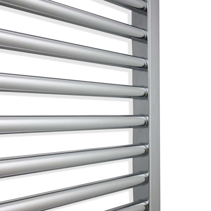 700mm Wide 1000mm High Flat Chrome Heated Towel Rail HTR