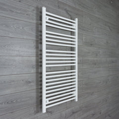 Towel Rail Only 700mm Wide 1200mm High Flat White Heated Towel Rail HTR