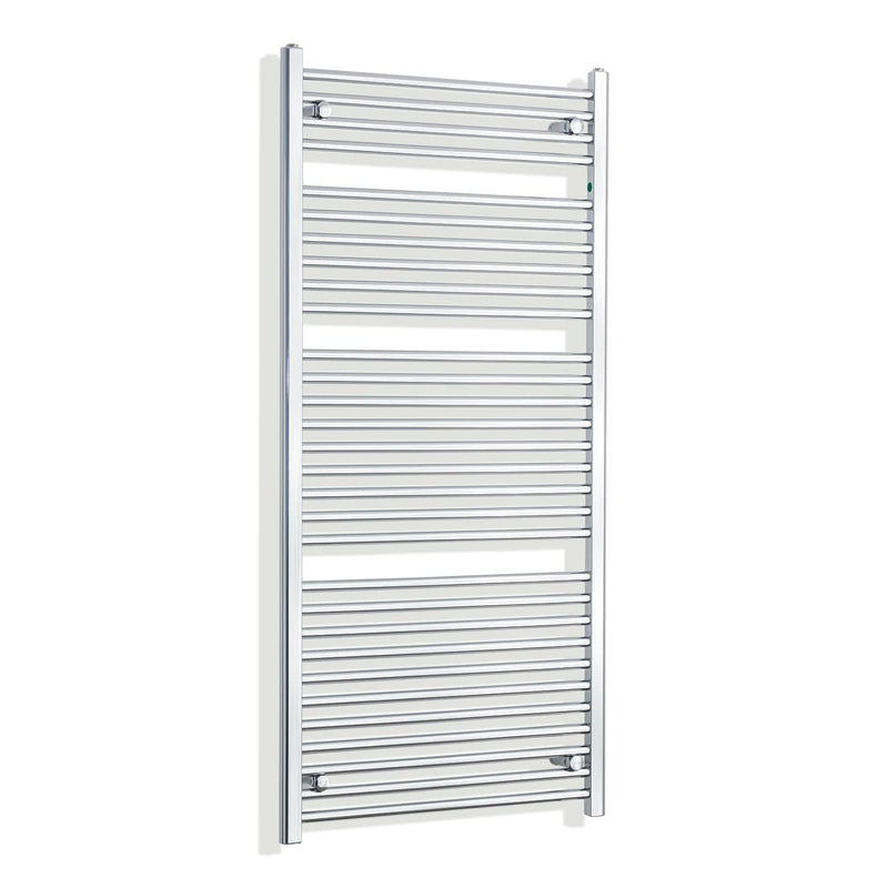 Towel Rail Only 700mm Wide 1500mm High Flat Chrome Heated Towel Rail HTR