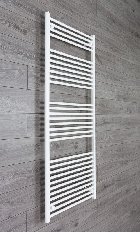 Towel Rail Only 700mm Wide 1700mm High Flat White Heated Towel Rail Radiator