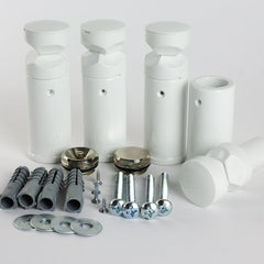 700mm Wide 1700mm High Flat White Heated Towel Rail Radiator