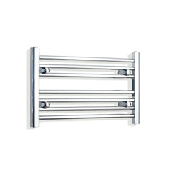 Towel Rail Only 700mm Wide 400mm High Flat Chrome Heated Towel Rail Radiator