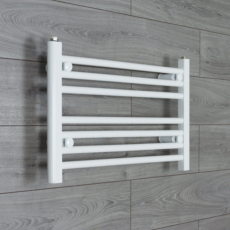 Towel Rail Only 700mm Wide 400mm High Flat White Heated Towel Rail Radiator