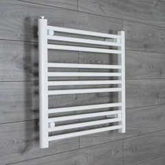 Towel Rail Only 700mm Wide 600mm High Flat White Heated Towel Rail Radiator