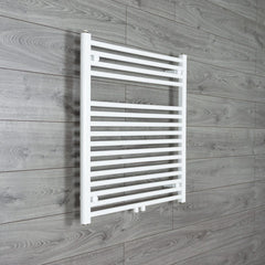 Towel Rail Only 740mm Wide 775mm High Straight White Heated Towel Rail