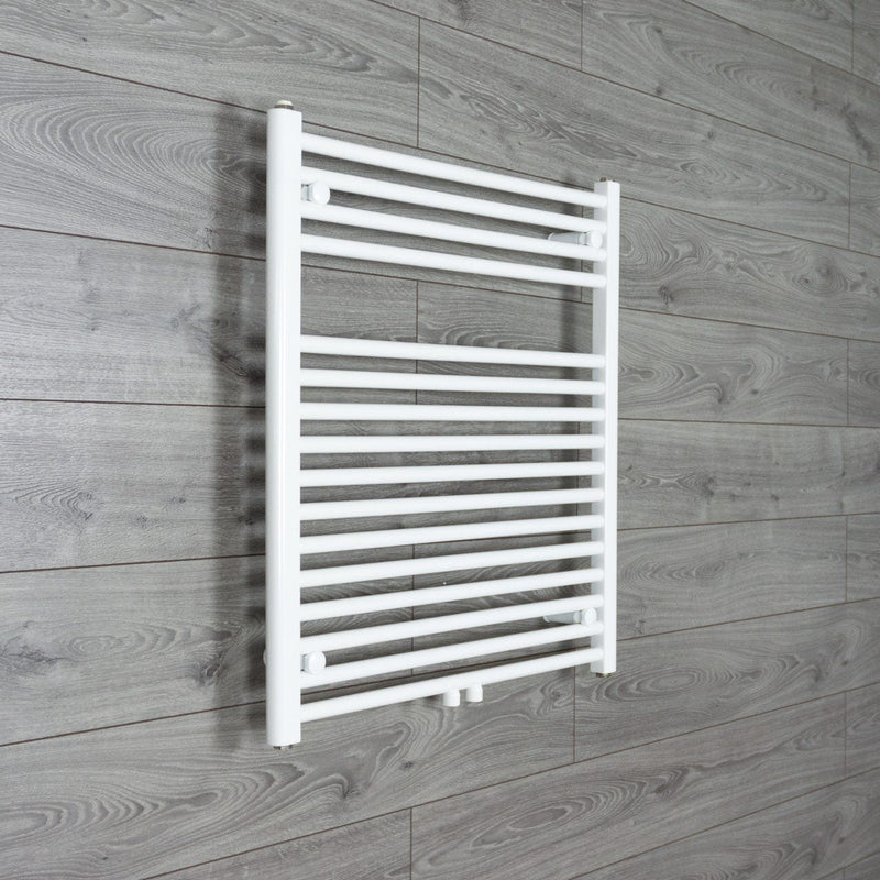 Towel Rail Only 740mm Wide 775mm High Straight White Heated Towel Rail