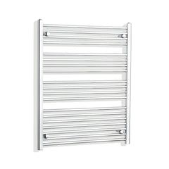 Towel Rail Only 750mm Wide 1000mm High Flat Chrome Heated Towel Rail HTR