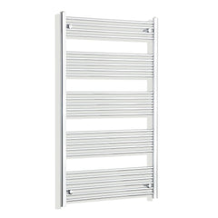 Towel Rail Only 750mm Wide 1400mm High Flat Chrome Heated Towel Rail HTR