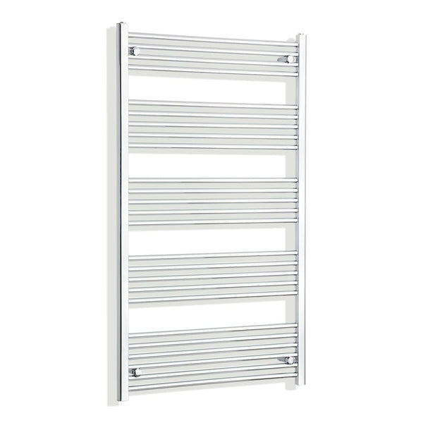 Towel Rail Only 750mm Wide 1400mm High Flat Chrome Heated Towel Rail HTR